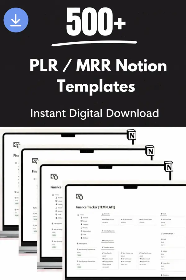 mega plr bundle – ebooks, journals, trackers, videos & printables