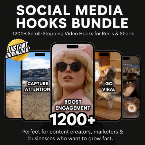 1,200+ plr viral hook videos – high converting intros for reels & shorts