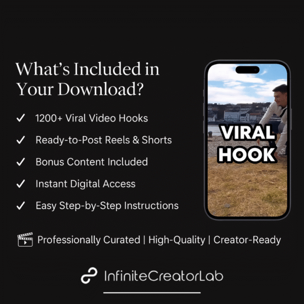 1,200+ plr viral hook videos – high converting intros for reels & shorts